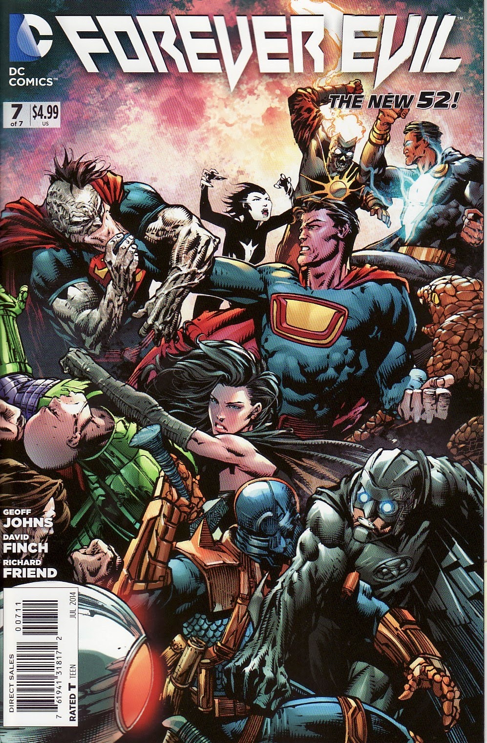 Supergirl Comic Box Commentary: Bullet Review: Forever Evil #7