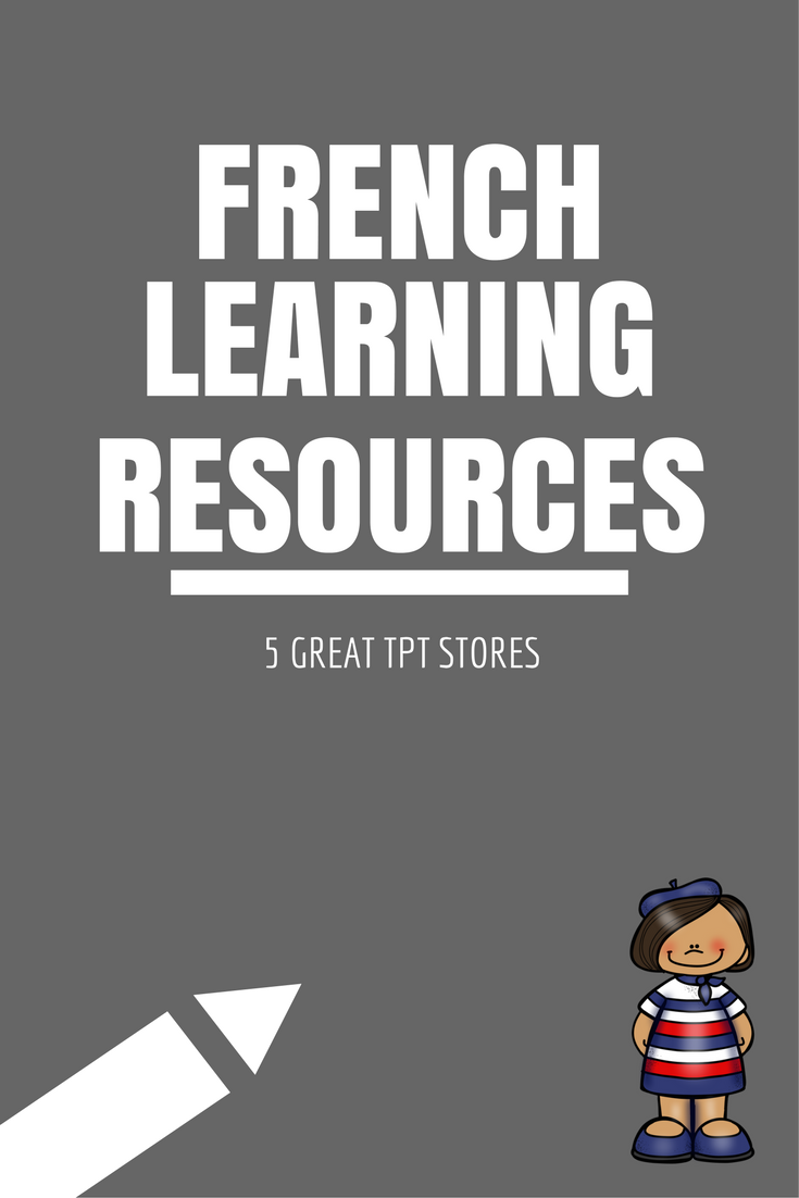 the piripiri lexicon French learning resources 5 great TpT stores