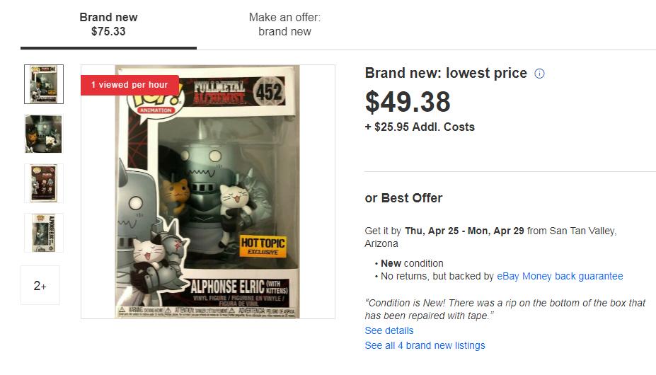 Probably The Cutest Fullmetal Alchemist Pop Vinyl Figure