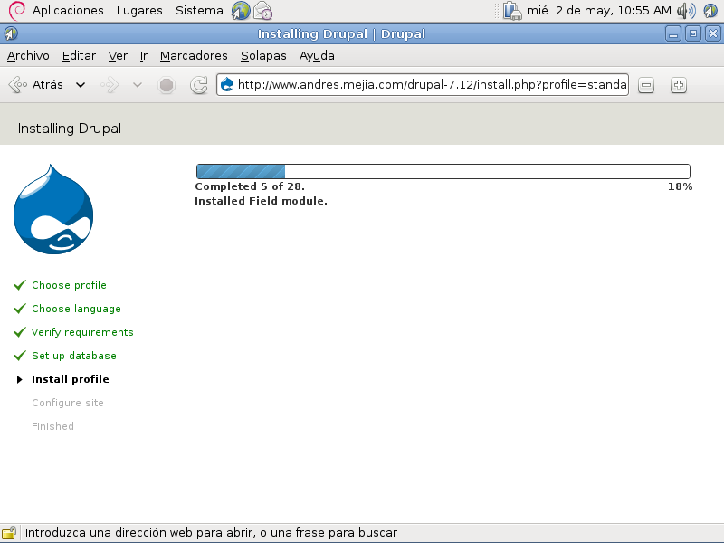 Explorador de Redes: Como Instalar Apache2+PHP+Postgresql+drupal en ...