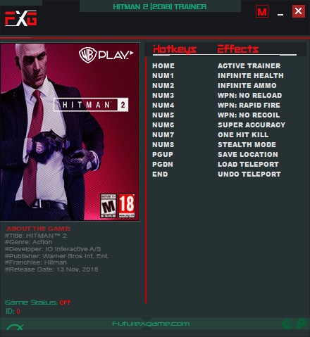 Download Hitman Absolution Trainer 1.0.433