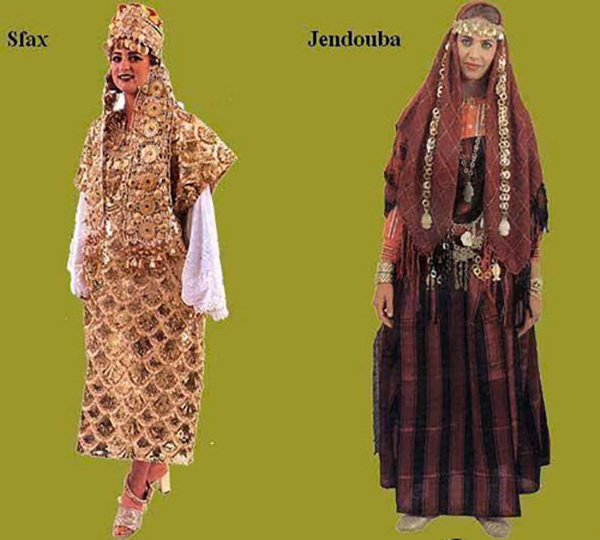 Discovering Tunisian traditional clothes.