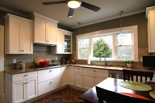 Ideas For a Small Kitchen Remodel on budget remodel a small kitchen exlusive modern black steel fan hanged on roof with lamp also persians rug