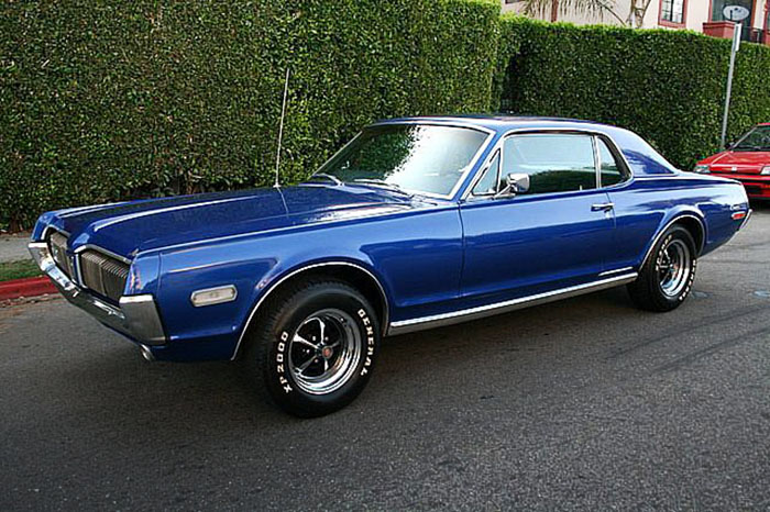 Voiture Miniature Johnny Lightning 1:64 Mercury Cougar Eliminator 1970 - Loose, Neuve