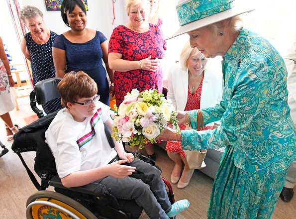 Britain's Princess Alexandra visited FitzRoyUK in Suffolk to officially open Stepping Stones service. Queen Elizabeth's first cousin