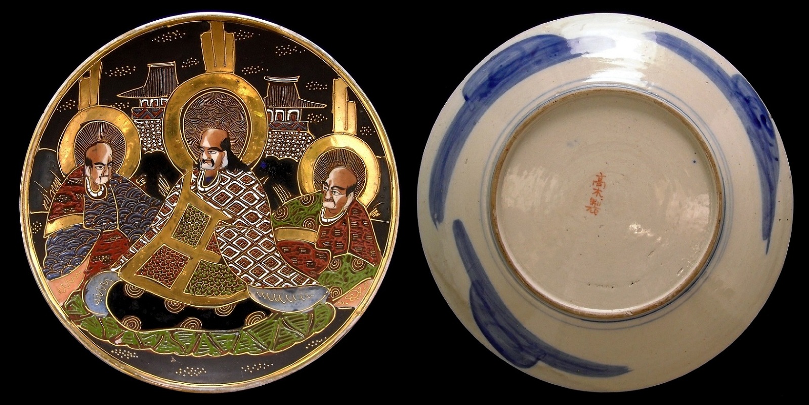 PATINA ANTIK JAPANESE SATSUMA CHARGER