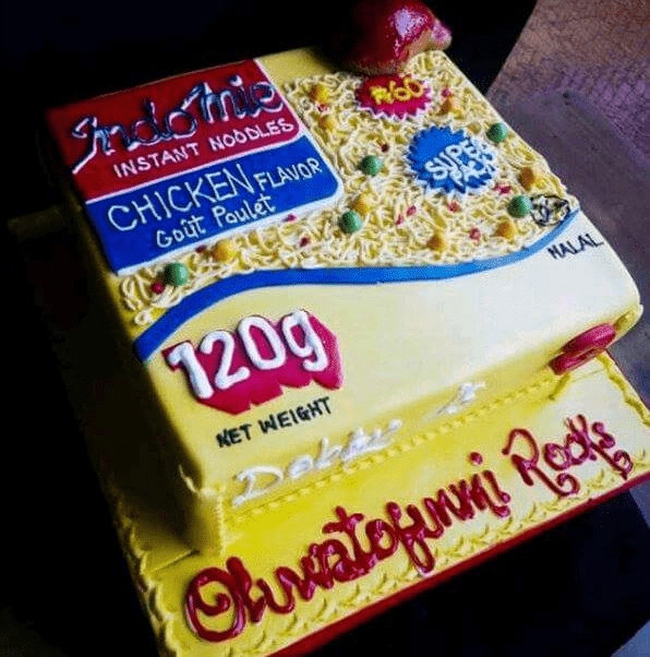 Check Out This Beautiful Indomie Cake See Photo 9jaflaver