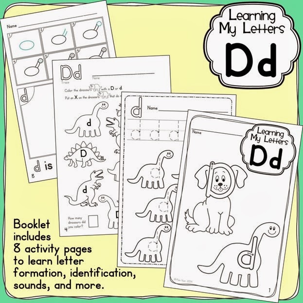 Pam Hyer: TEACHING THE ALPHABET - Learning My Letters D