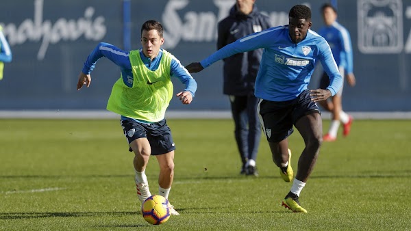 Málaga, entrenamiento de hoy sin novedades