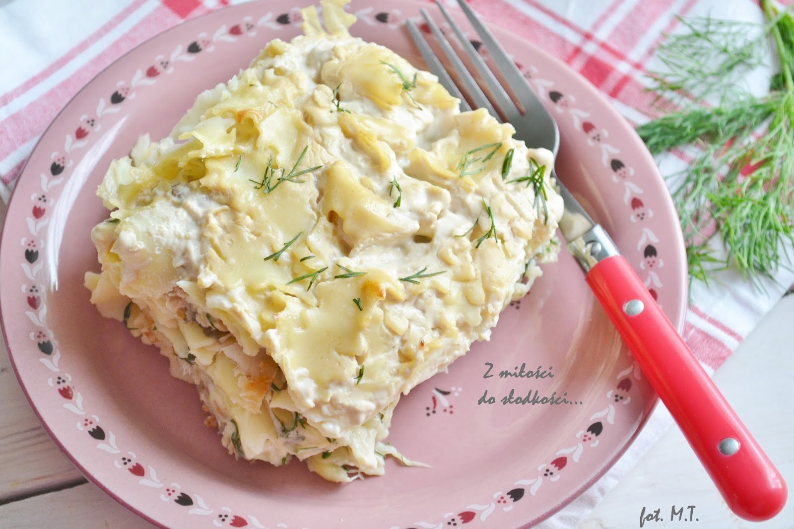 Z miłości do słodkości... Makaron z dorszem