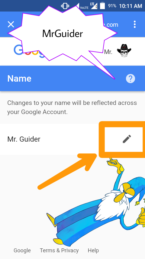 change name in google gmail account on android 5 steps with pictures