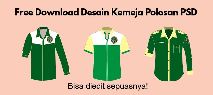 Desain Kemeja Warna Hijau - Desain Baju