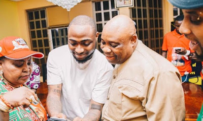 Davido blasts his friend for mocking his Uncle