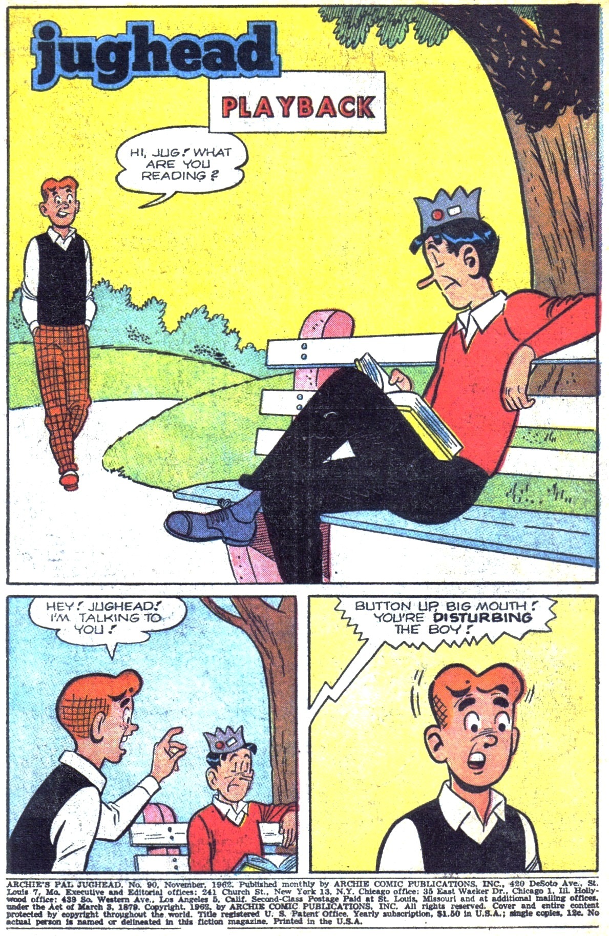 Read online Archie's Pal Jughead comic -  Issue #90 - 3