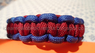 Bracelet Paracorde 550 Fait Main, Coyote Brown, Modèle 122