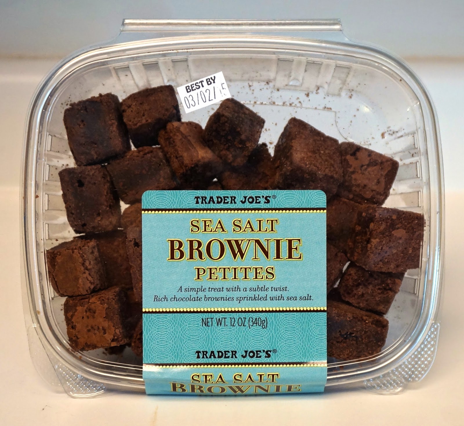 Exploring Trader Joe's Trader Joe's Sea Salt Brownie Petites
