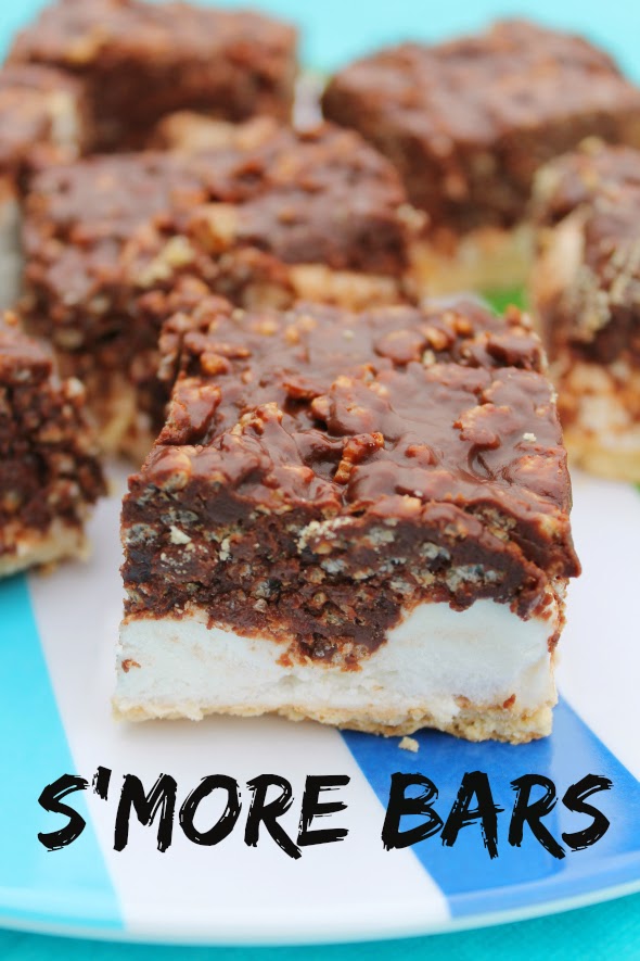 S'more Bars - made in the microwave! So easy.