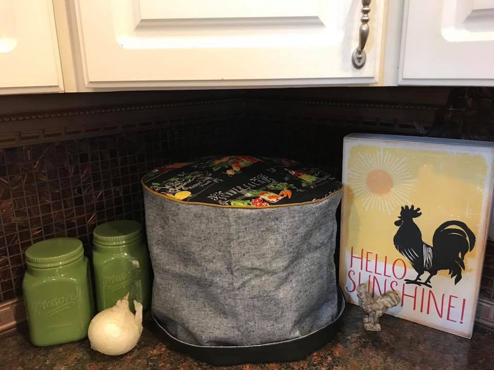 Insta-Cover - Quilted Instant Pot Dust Cover with Storage Pocket