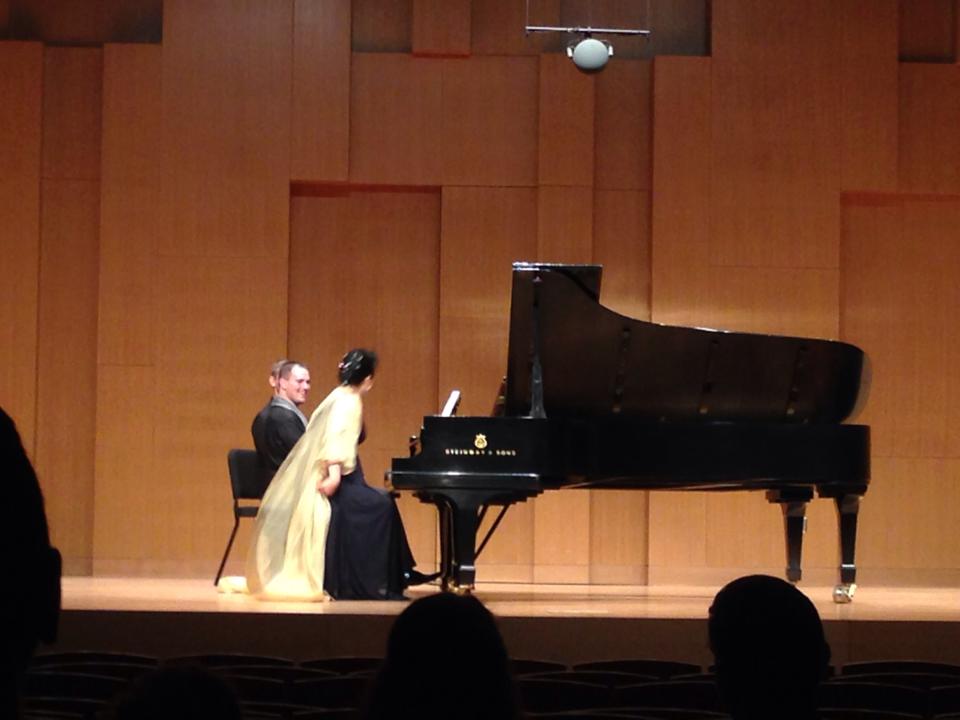 Performing the Liszt Piano Concerto No. 1 with Dr. Angelin Chang, Grammy Award Winner