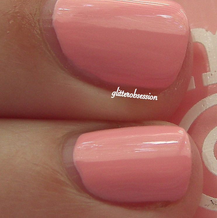 glitter obsession Models Own Pastel Pink