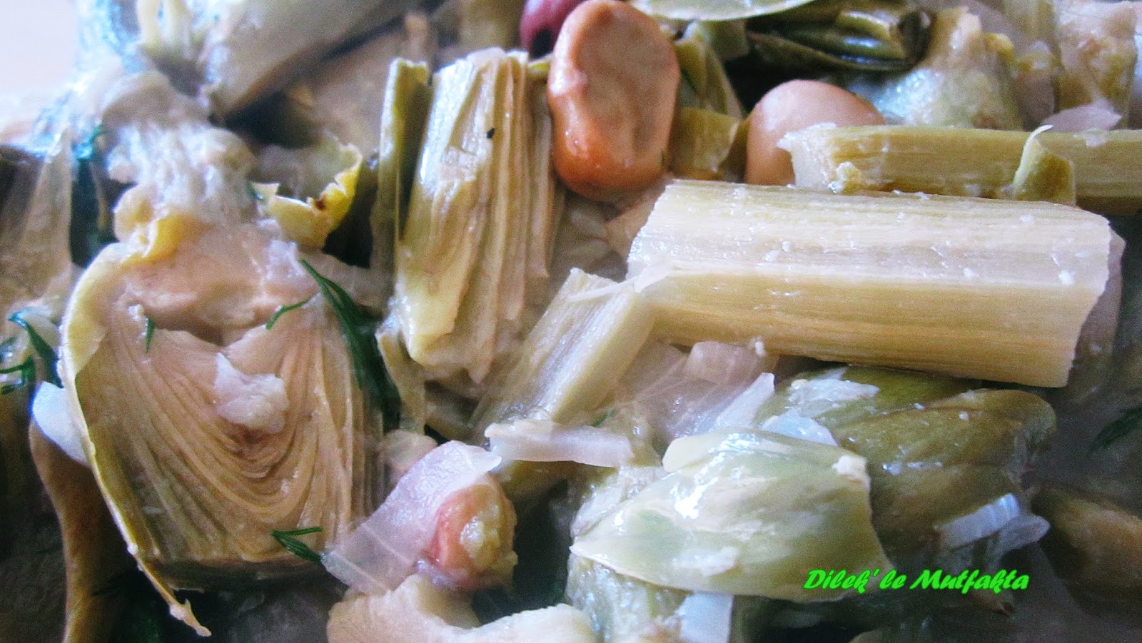 İç Baklalı Bebek Enginar Yemeği Dilek�le Mutfakta