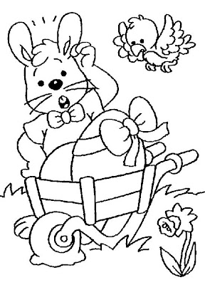 Easter Bunny Coloring Pages 