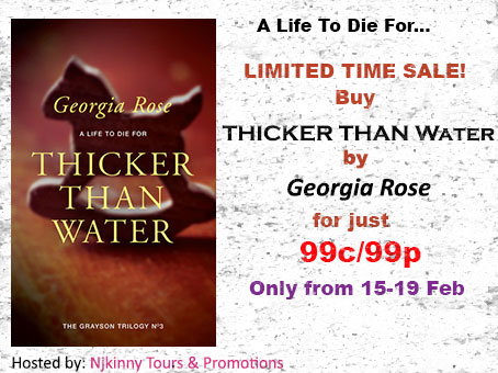99c/99p Sale: Thicker Than Water by Georgia Rose (15-19 Feb)