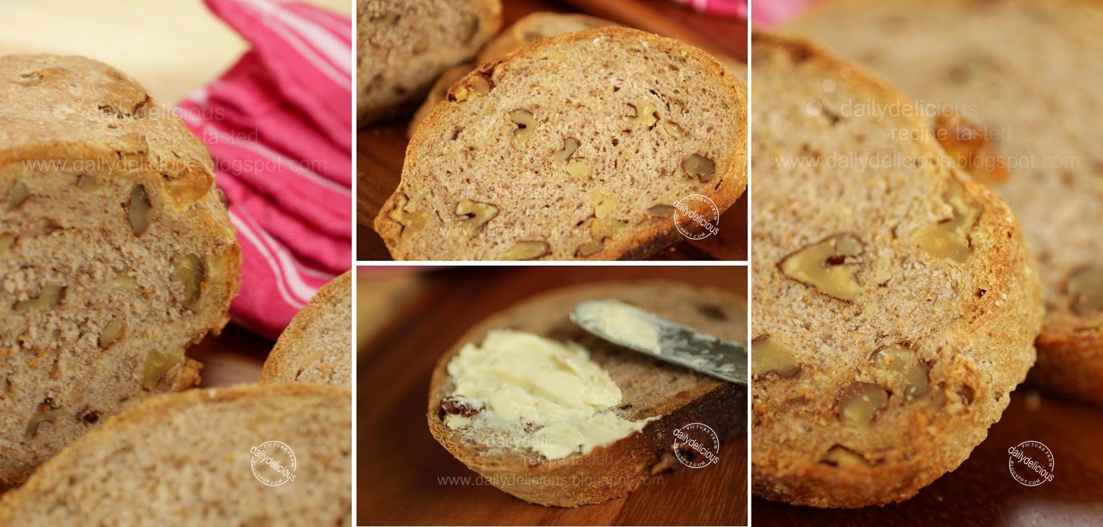 dailydelicious Pain aux noix Walnut bread, My new delicious bread