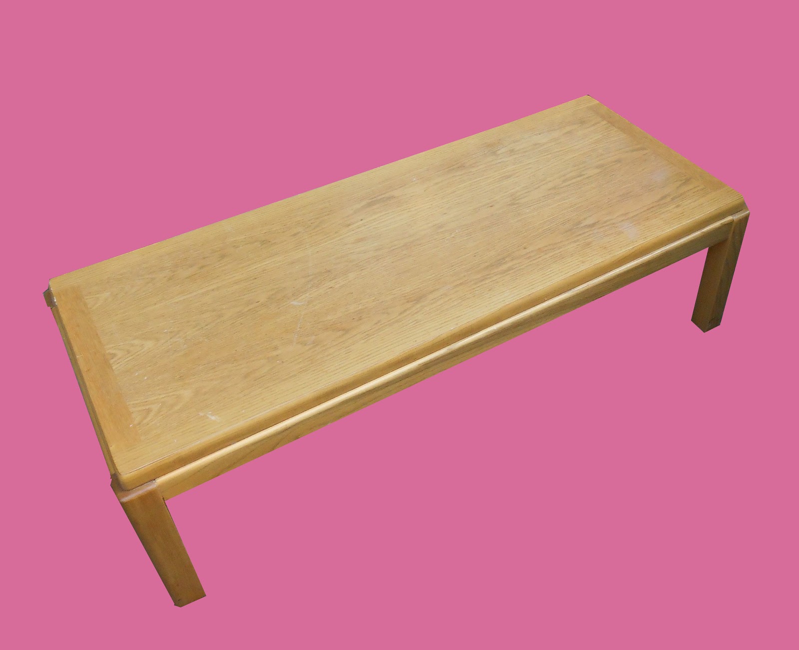 Uhuru Furniture & Collectibles Oak Coffee Table SOLD