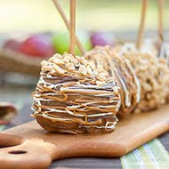 Peanut Butter Stuffed Caramel Apples