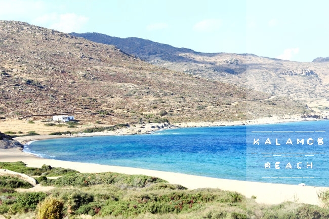 Kalamos beach in Ios