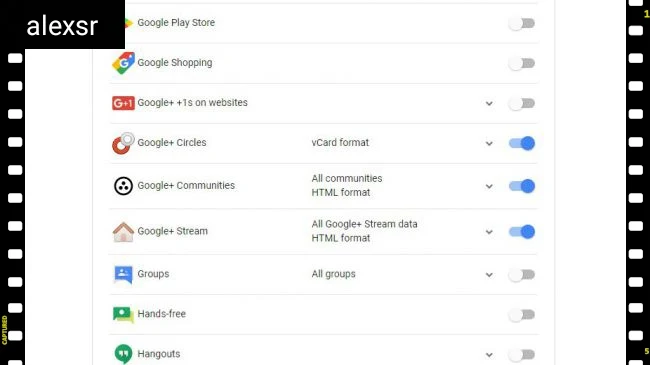  كيفية تنزيل بياناتك من Google+