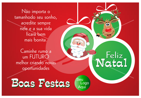 Cartão de Natal Cartão de Natal