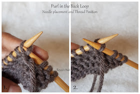 PURL IN THE BACK LOOP