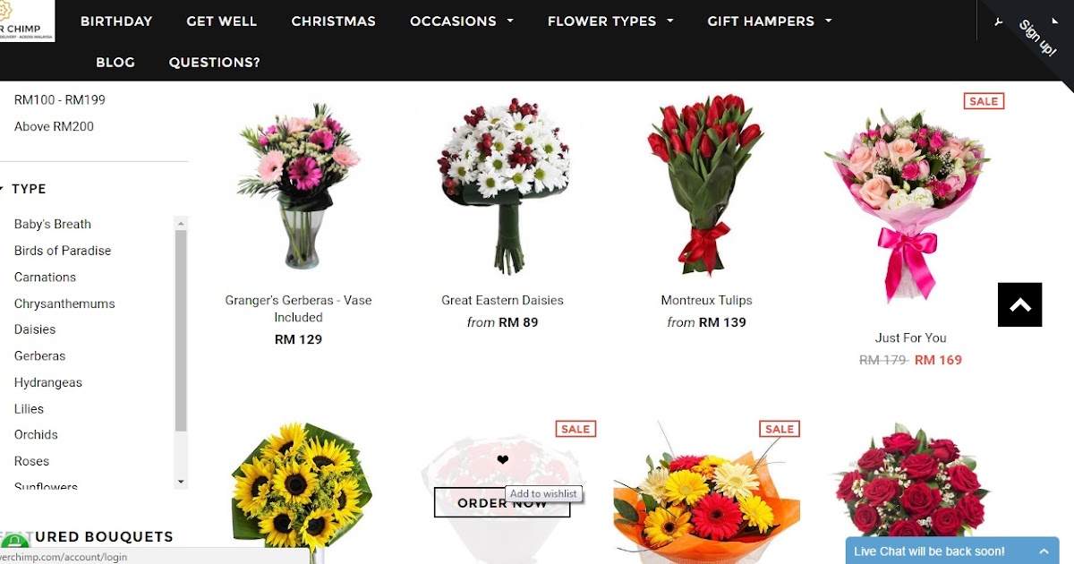 Flower Chimp Penghantaran Bunga Percuma