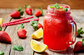 gambar strawberry lemonande