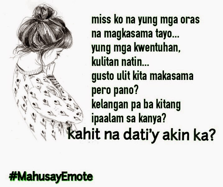 Emotions of Love: Tagalog Image Quote