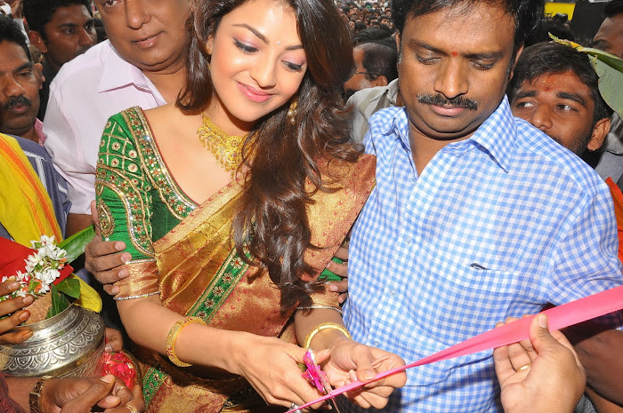 kajal agarwal launches chennai shopping mall unseen pics