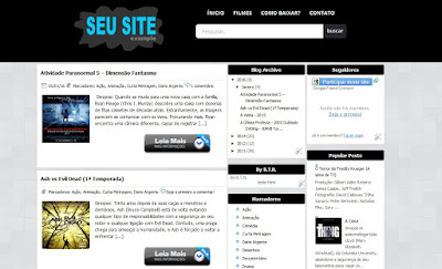 Template Atualizado para blog de Downloads