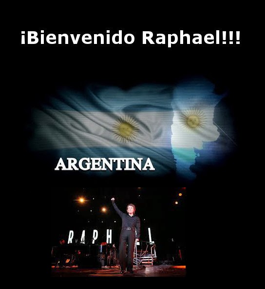 Raphael ya se encuentra en Argentina