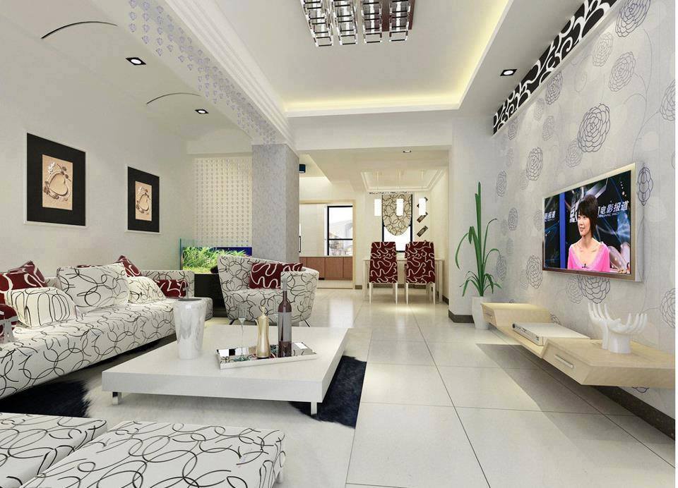 30 Ideas On How To Integrate A TV In The Living Room - Decor Units