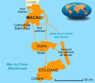 Mapa Macao