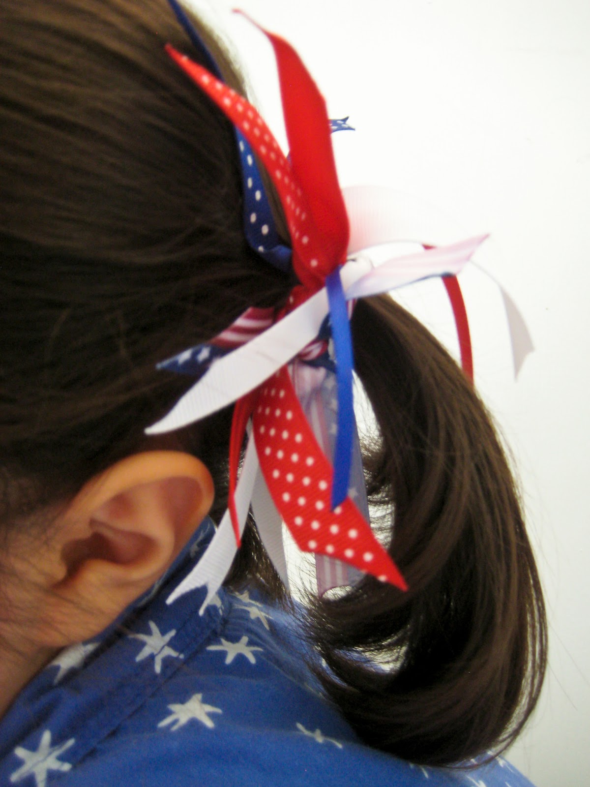 ribbon bow hair tie