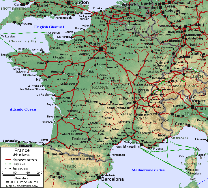 Beauty Of France: Maps Of France