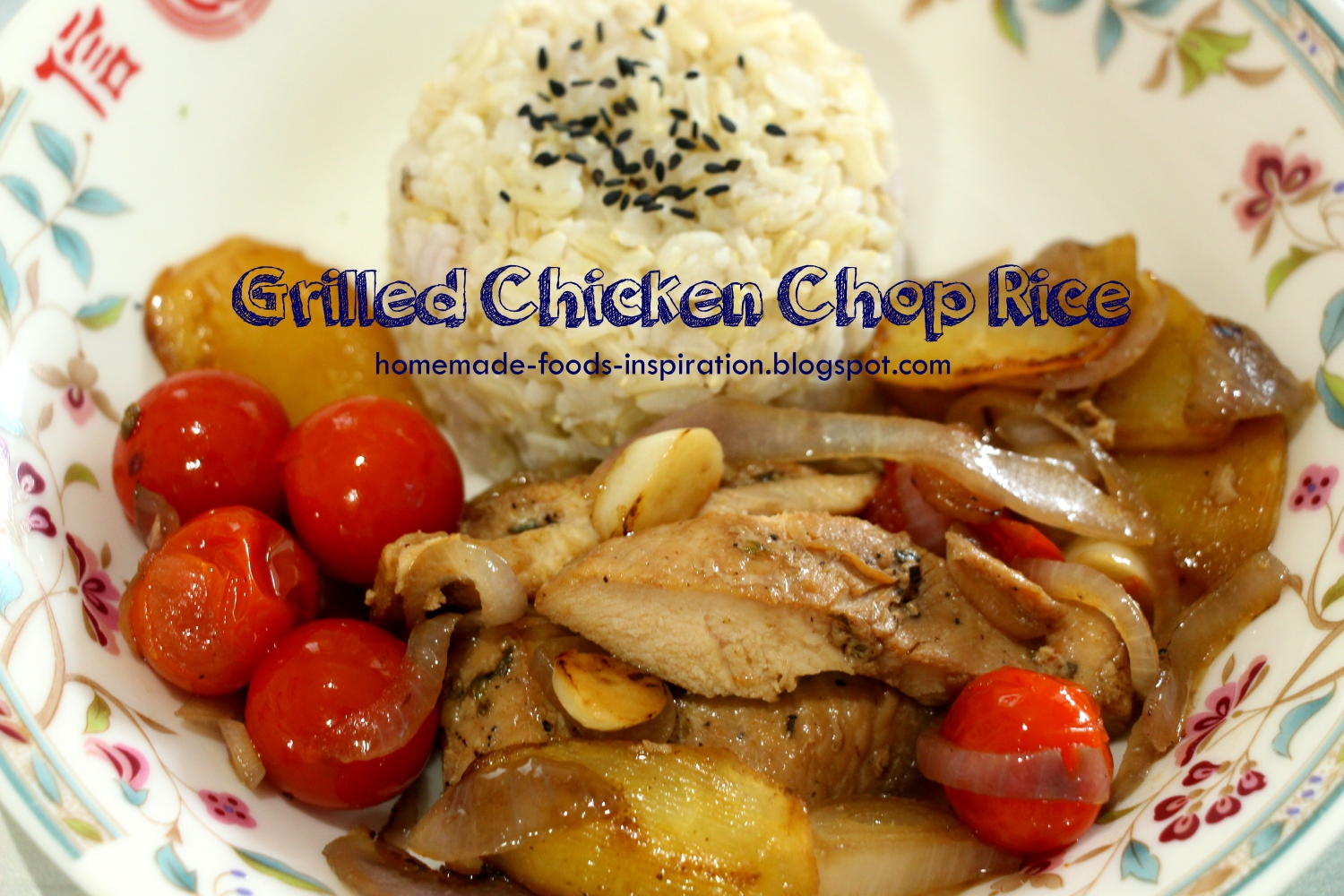 Homemade Foods Inspiration Grilled Chicken Chop Rice