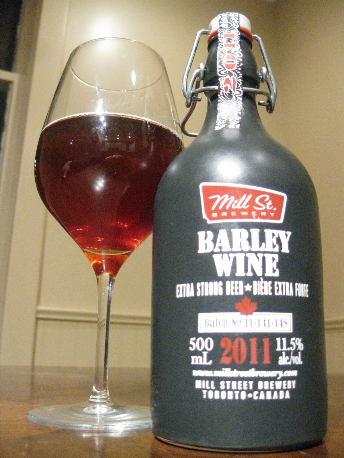 BREW CREW MILL ST. BARLEY WINE. 11.95, LCBO