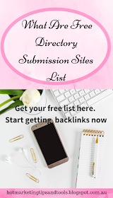 What are free directory submission lists sites?