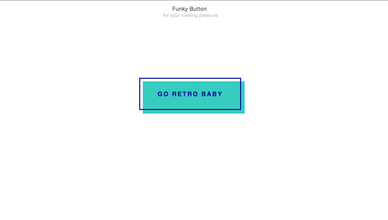 Vintage style css button preview