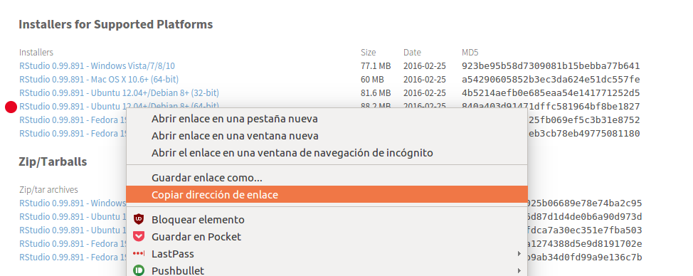 download rstudio ubuntu