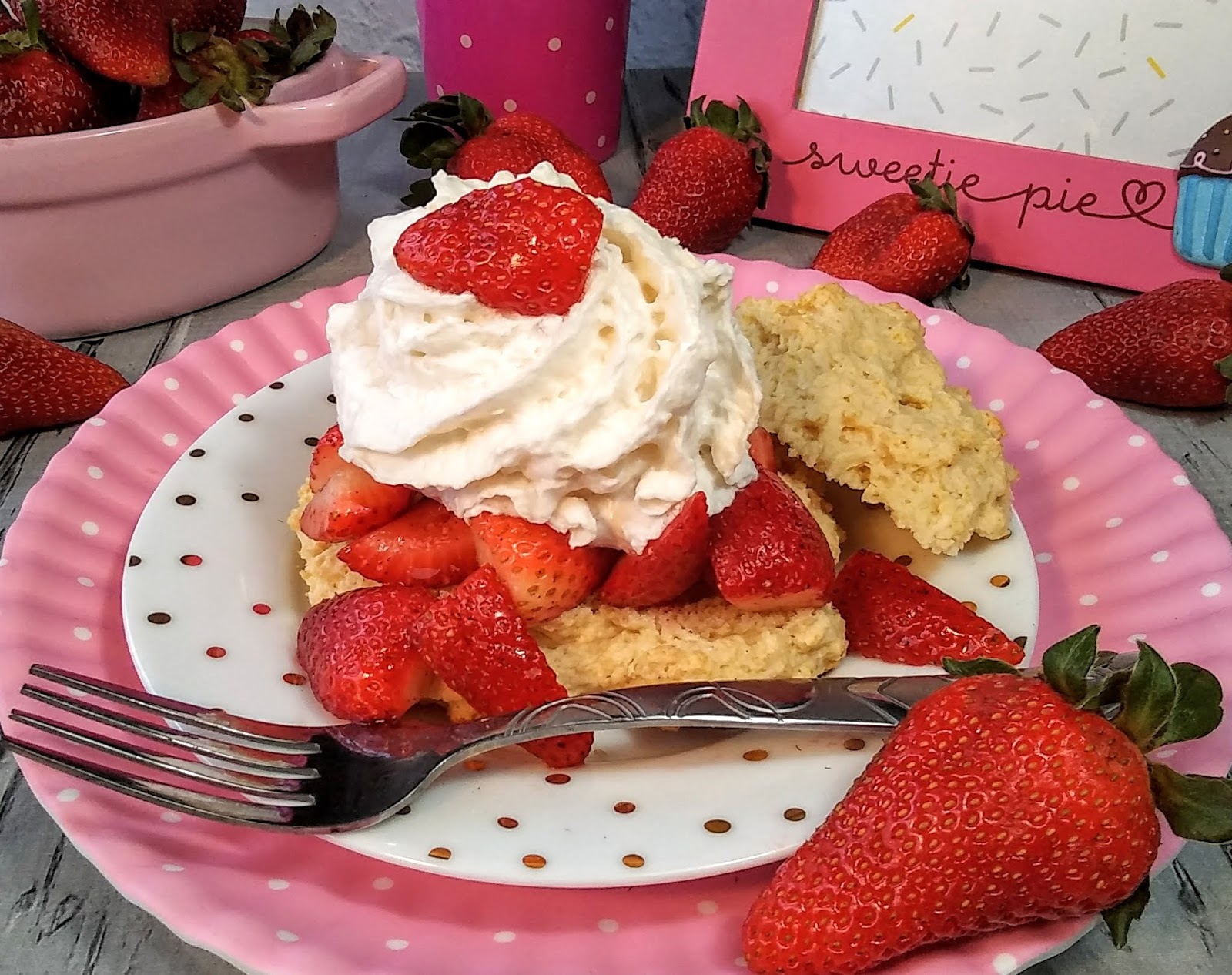 Dairy Free Strawberry Shortcake With Balsamic Glazed Strawberries